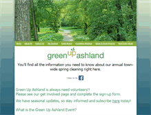 Tablet Screenshot of greenupashland.org